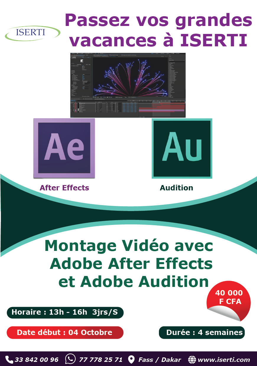 Adobe After Effects et Adobe Audition